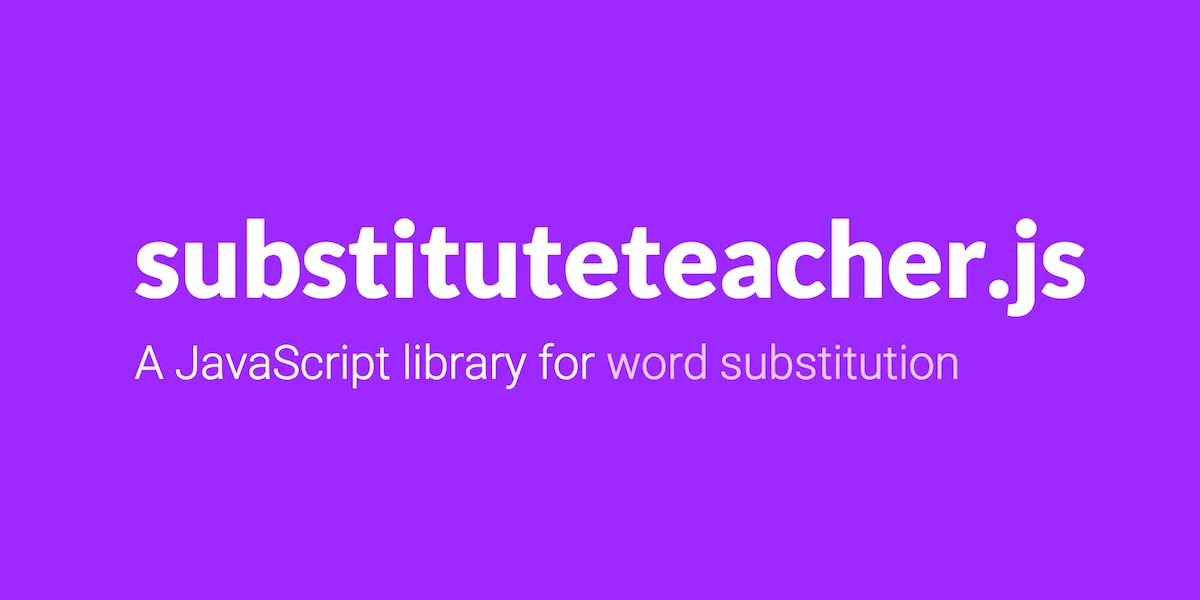 Substituteteacher.js