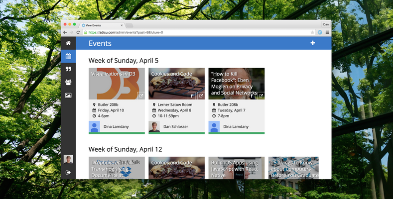Eventum: An Event-Driven CMS
