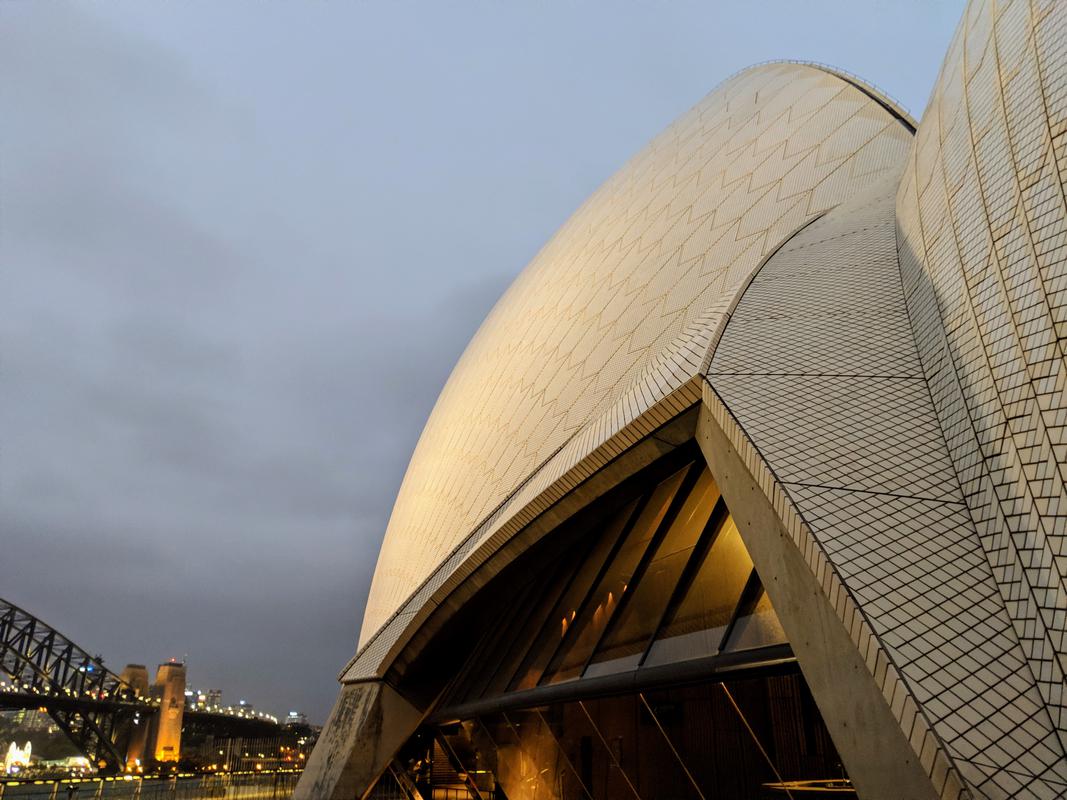 Opera house alongside