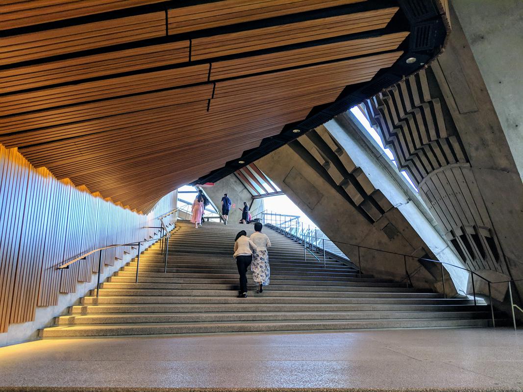 Opera house interior steps