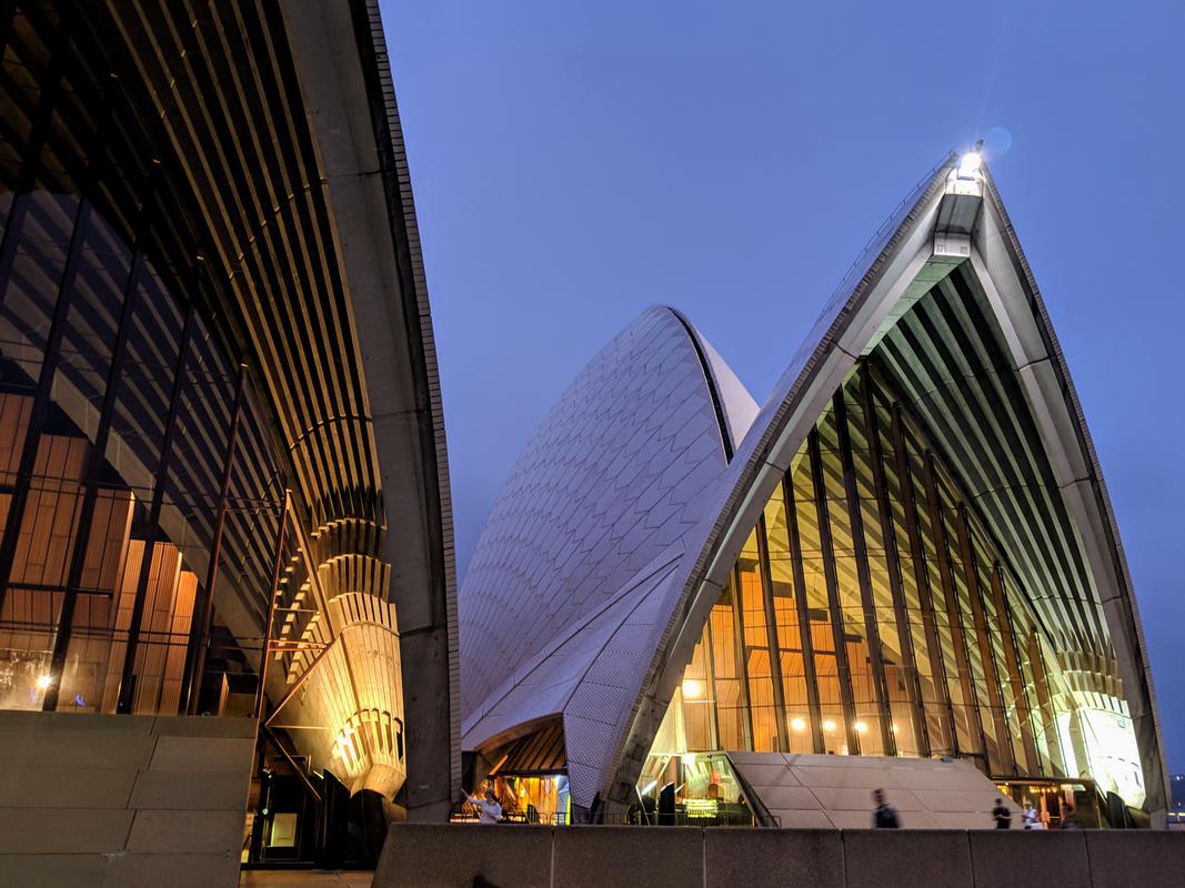 Opera house twin halls front